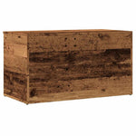 Oppbevaringskiste Gammelt Tre 84X42X46 Cm Konstruert Tre