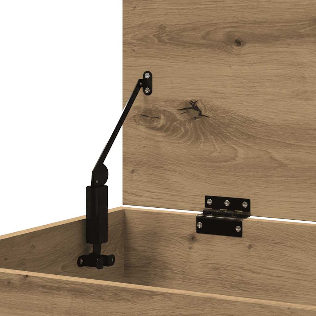 Oppbevaringskiste Artisan Eik 84X42X46 Cm Konstruert Tre
