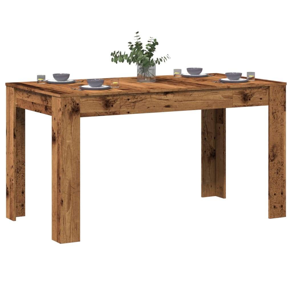 Spisebord Gammelt Tre 140X74,5X76 Cm Konstruert Tre