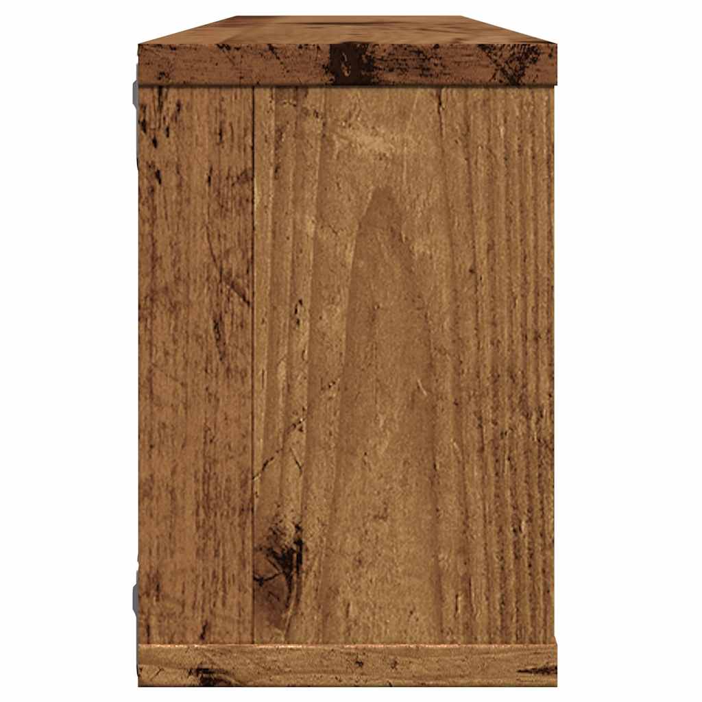 Vegghyller Kube 6 Stk Gammelt Tre 60X15X23 Cm Konstruert Tre
