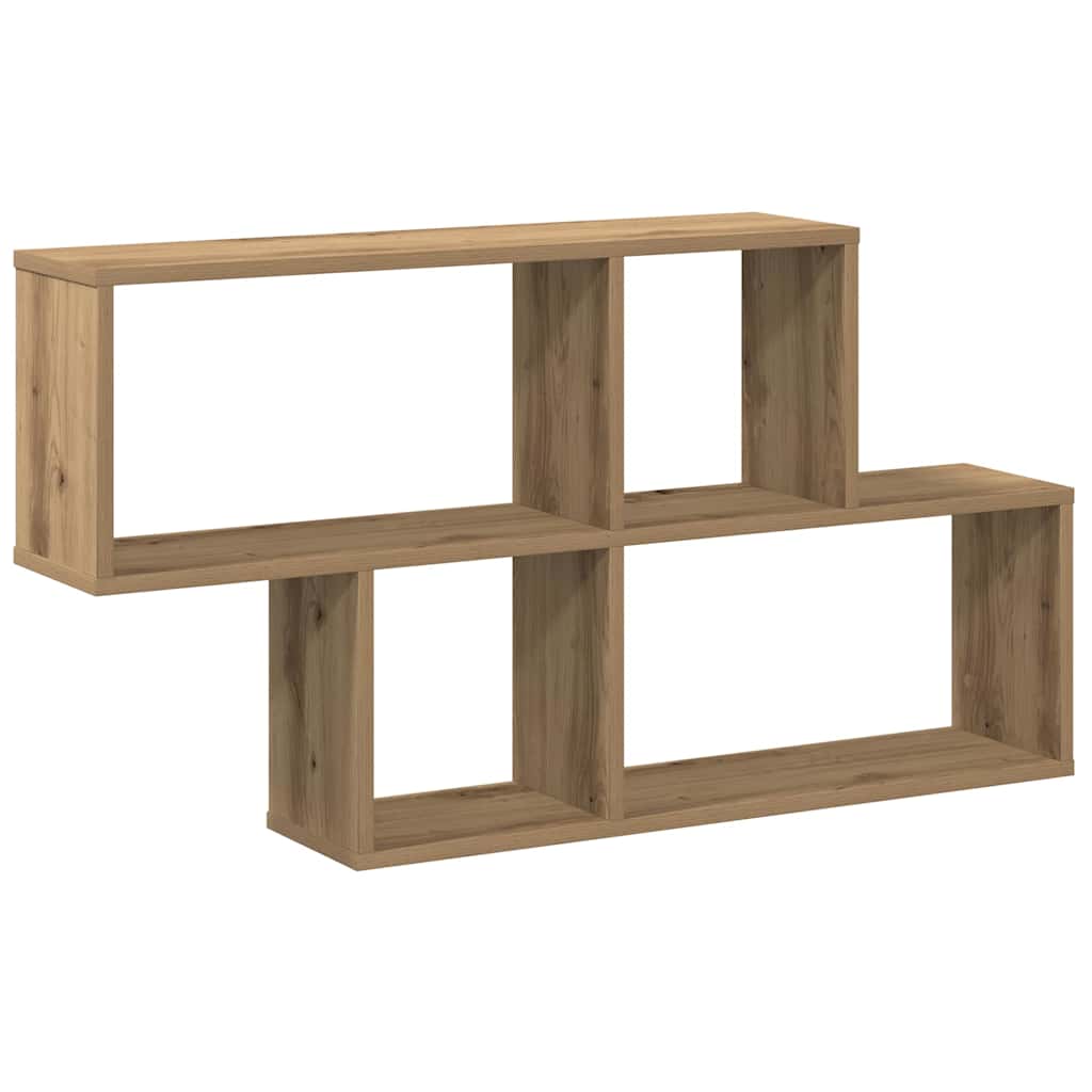 Vegghylle Artisan Eik 100X18X53 Cm Konstruert Tre