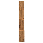 Vegghylle Kubeformet Gammelt Tre 90X15X119,5 Cm Konstruert Tre