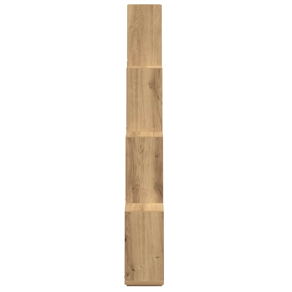 Vegghylle Kubeformet Artisan Eik 90X15X119,5 Cm Konstruert Tre