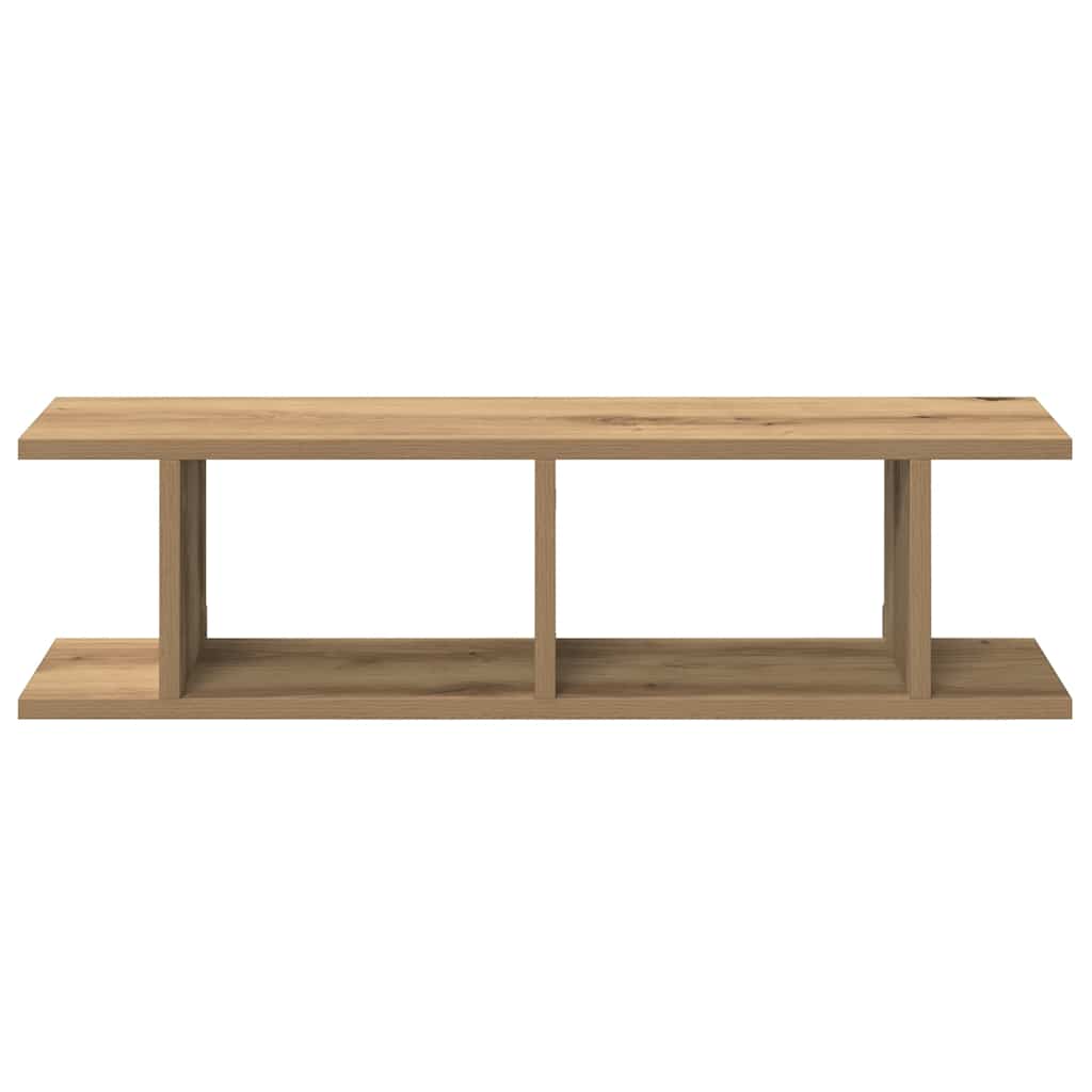 Vegghyller 2 Stk Artisan Eik 75X18X20 Cm Konstruert Tre