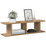 Vegghyller 2 Stk Artisan Eik 75X18X20 Cm Konstruert Tre