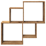 Vegghylle Gammelt Tre 80X15X78,5 Cm Konstruert Tre