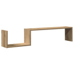 Vegghyller 2 Stk Artisan Eik 100X15X20 Cm Konstruert Tre