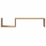 Vegghyller 2 Stk Artisan Eik 100X15X20 Cm Konstruert Tre