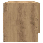 Garderobe Artisan Eik 100X32,5X35 Cm Konstruert Tre