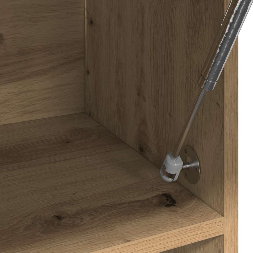 Garderobe Artisan Eik 100X32,5X35 Cm Konstruert Tre