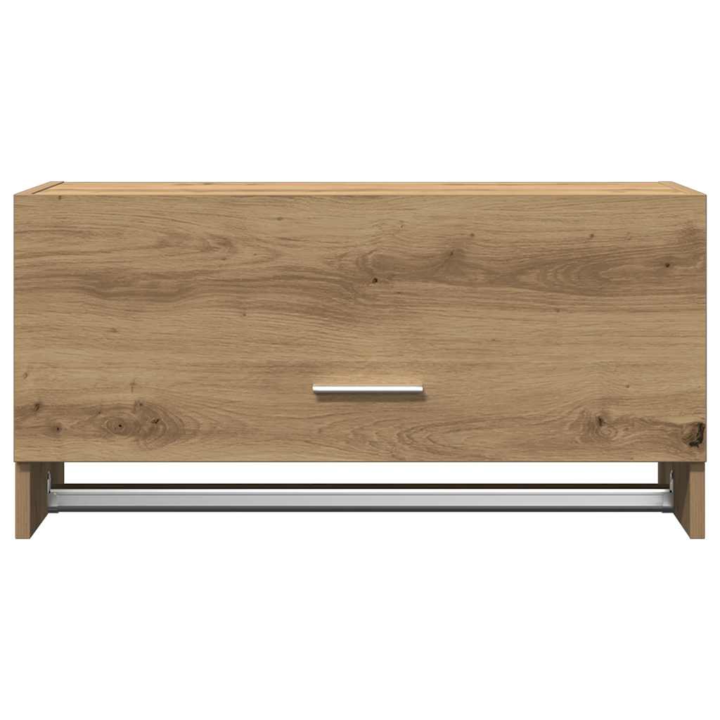 Garderobe Artisan Eik 70X32,5X35 Cm Konstruert Tre