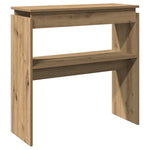Konsollbord Artisan Eik 80X30X80 Cm Konstruert Tre
