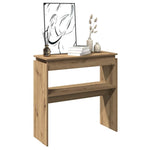 Konsollbord Artisan Eik 80X30X80 Cm Konstruert Tre