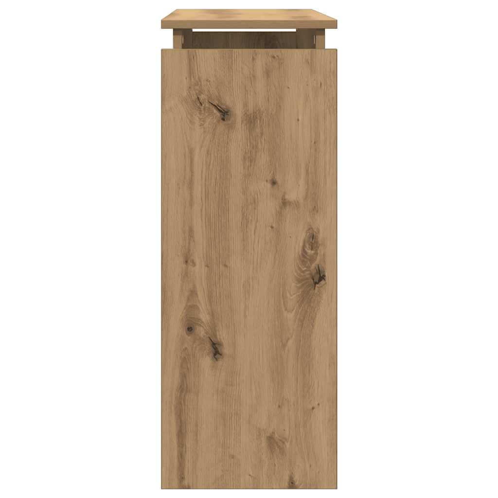 Konsollbord Artisan Eik 80X30X80 Cm Konstruert Tre