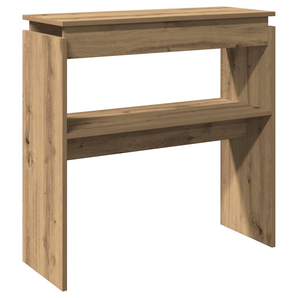 Konsollbord Artisan Eik 80X30X80 Cm Konstruert Tre