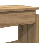 Konsollbord Artisan Eik 80X30X80 Cm Konstruert Tre