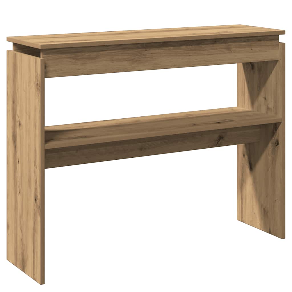 Konsollbord Artisan Eik 102X30X80 Cm Konstruert Tre