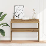 Konsollbord Artisan Eik 102X30X80 Cm Konstruert Tre
