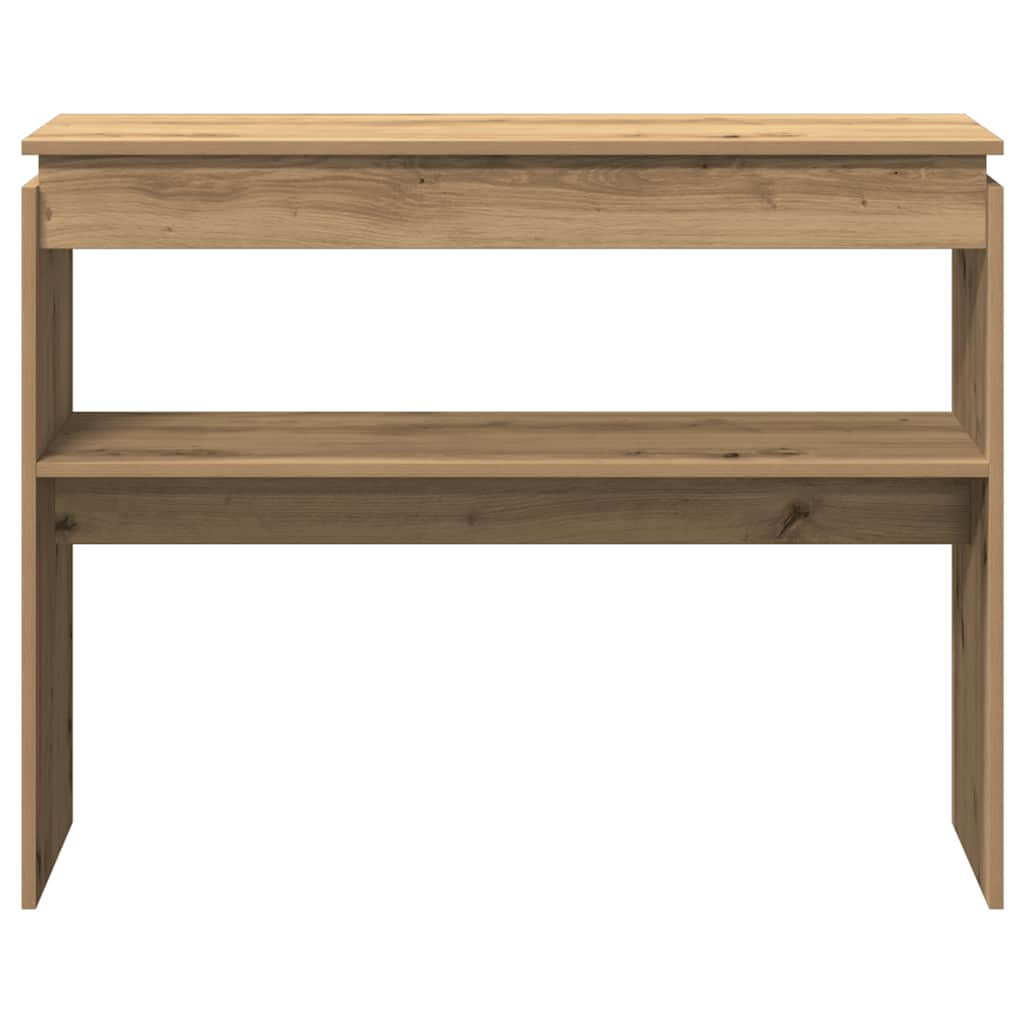 Konsollbord Artisan Eik 102X30X80 Cm Konstruert Tre