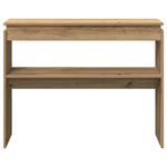 Konsollbord Artisan Eik 102X30X80 Cm Konstruert Tre