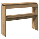 Konsollbord Artisan Eik 102X30X80 Cm Konstruert Tre
