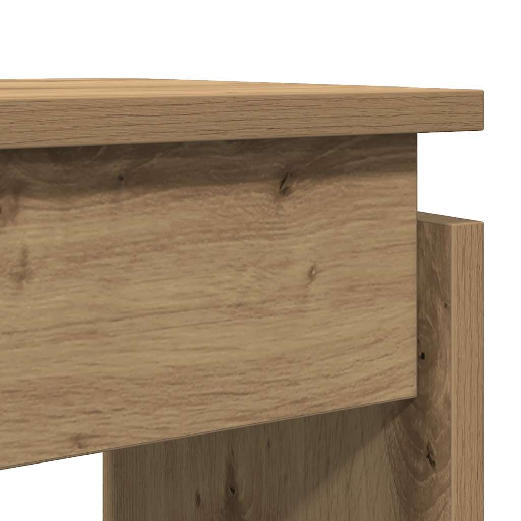 Konsollbord Artisan Eik 102X30X80 Cm Konstruert Tre