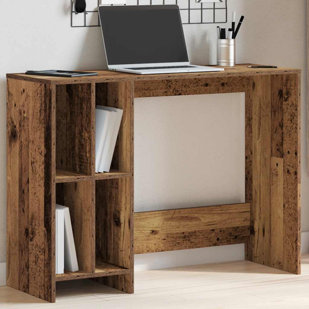 Skrivebord Gammelt Tre 102,5X35X75 Cm Konstruert Tre
