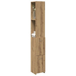 Baderomsskap Artisan Eik 25X25X170 Cm Konstruert Tre