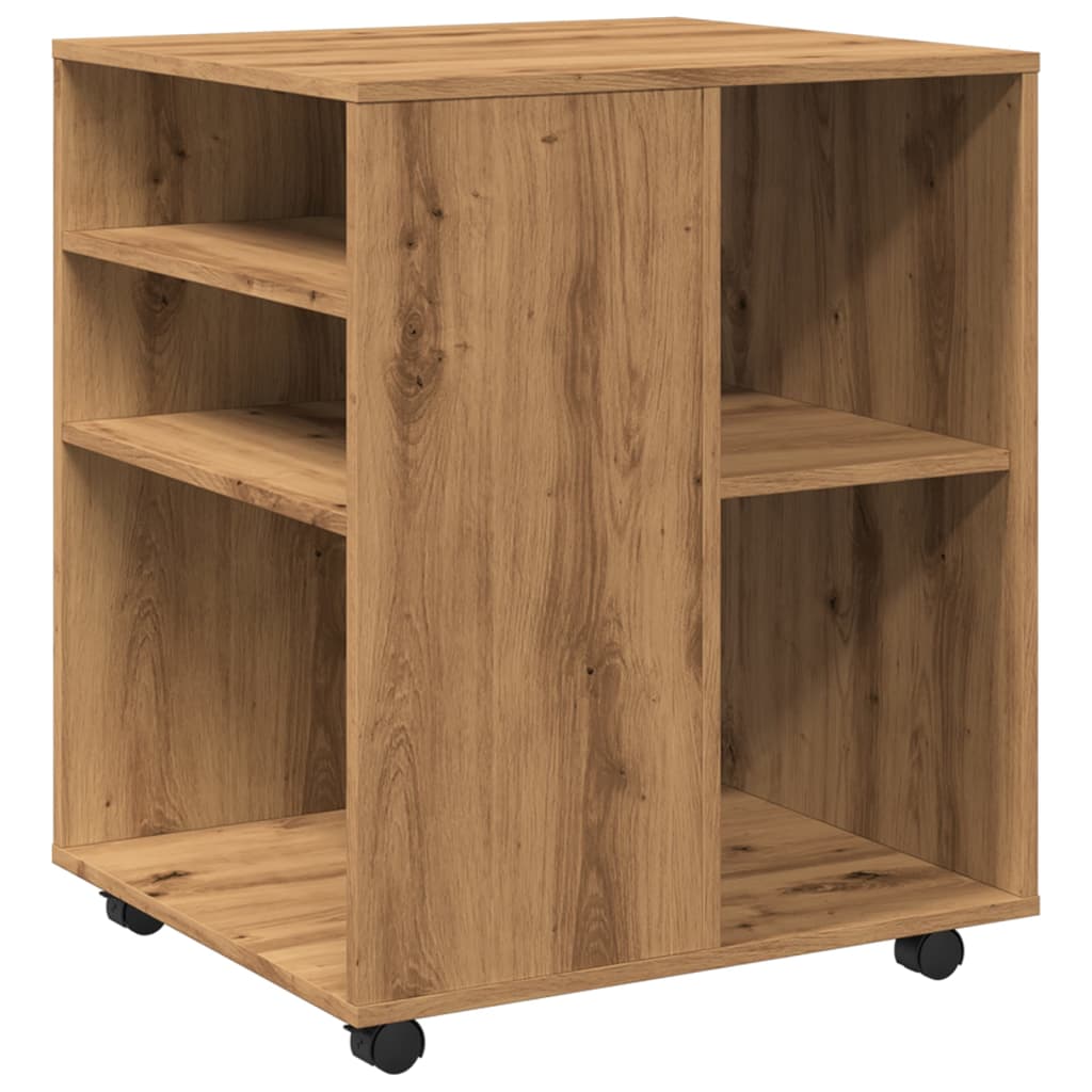 Rulleskap Artisan Eik 60X53X72 Cm Konstruert Tre