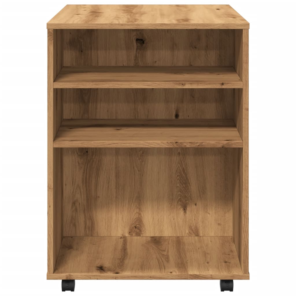 Rulleskap Artisan Eik 60X53X72 Cm Konstruert Tre