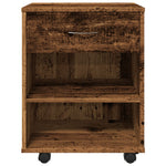 Rulleskap Gammelt Tre 46X36X59 Cm Konstruert Tre