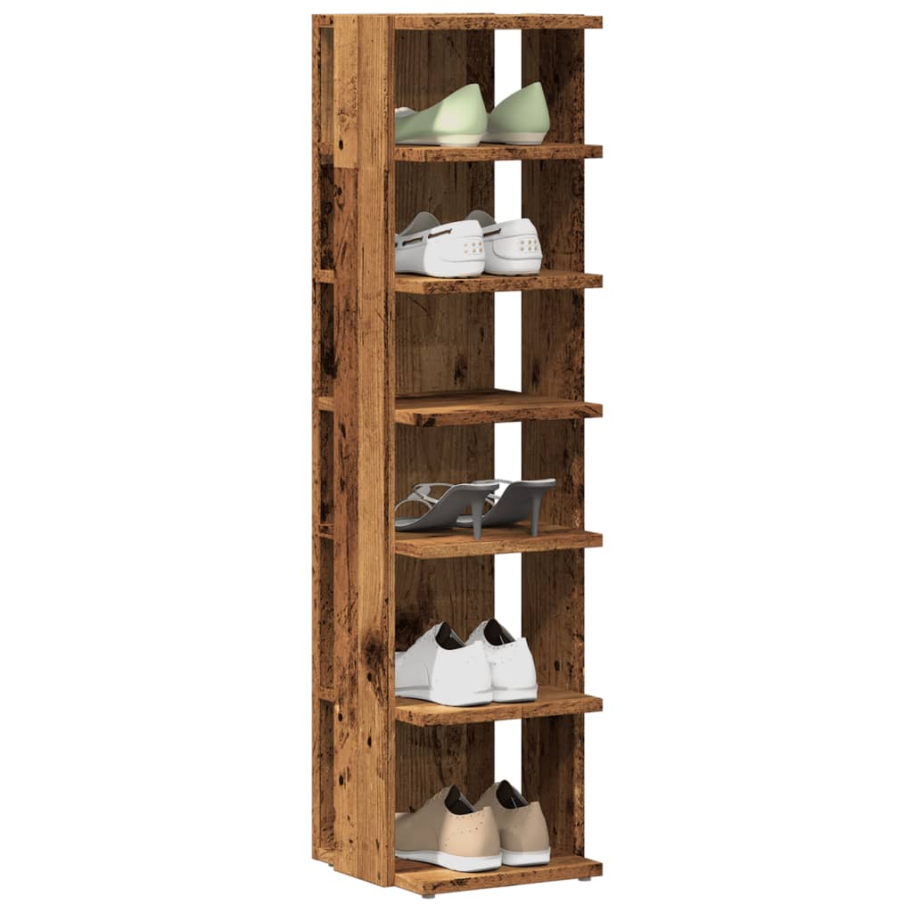 Skohyller 2 Stk Gammelt Tre 28X27X102 Cm Konstruert Tre