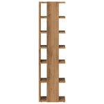 Skohylle Artisan Eik 28X27X102 Cm Konstruert Tre