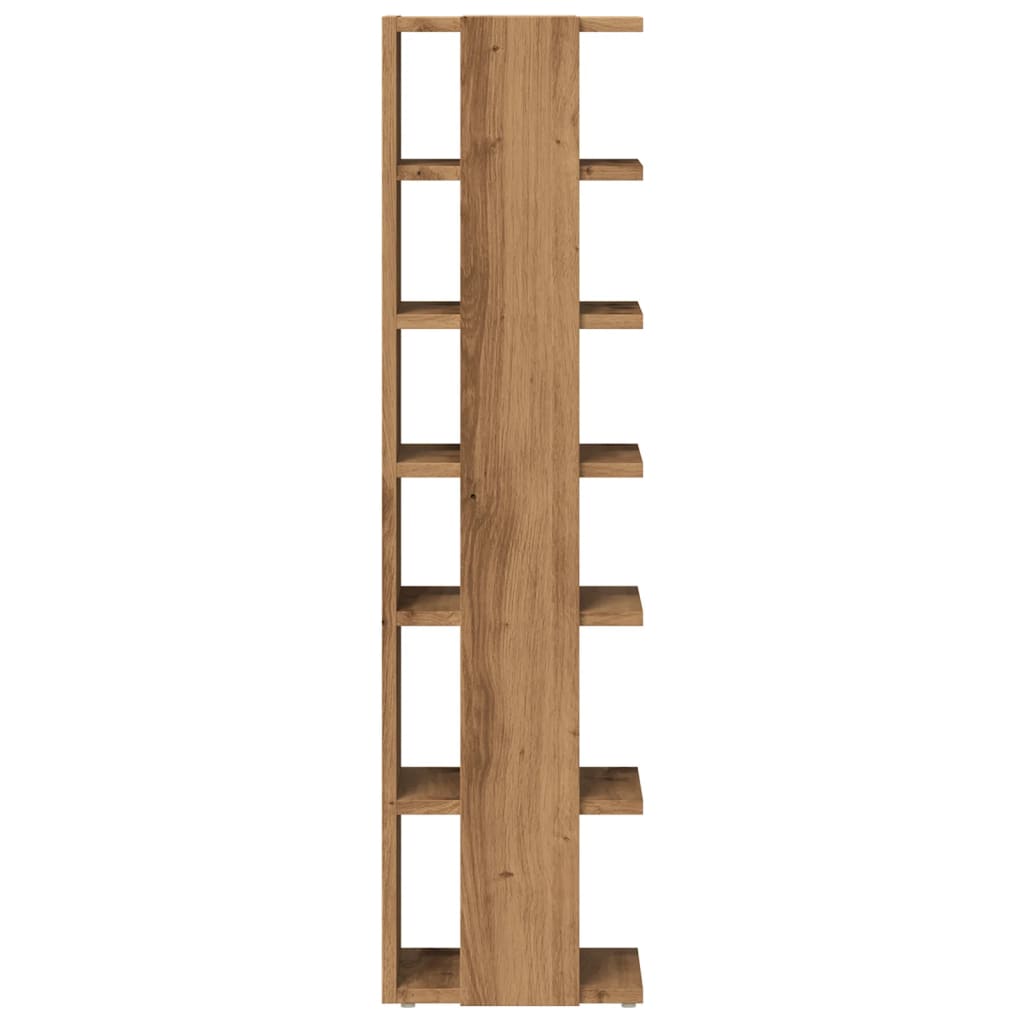 Skohylle Artisan Eik 28X27X102 Cm Konstruert Tre