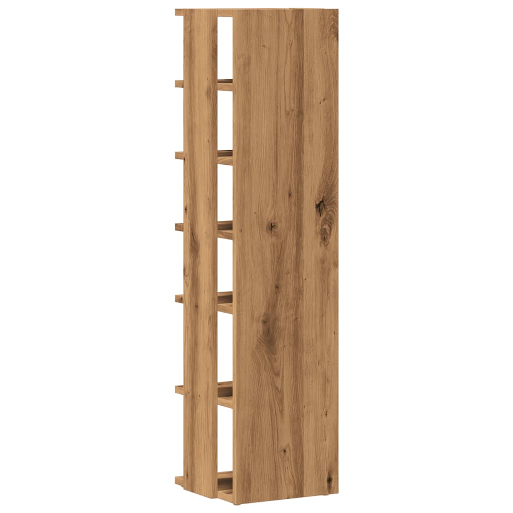 Skohylle Artisan Eik 28X27X102 Cm Konstruert Tre