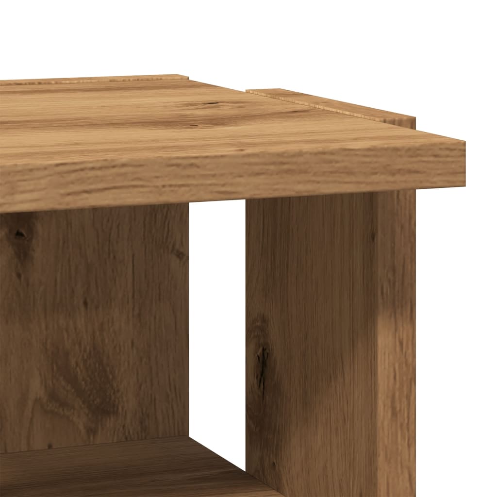Skohylle Artisan Eik 28X27X102 Cm Konstruert Tre