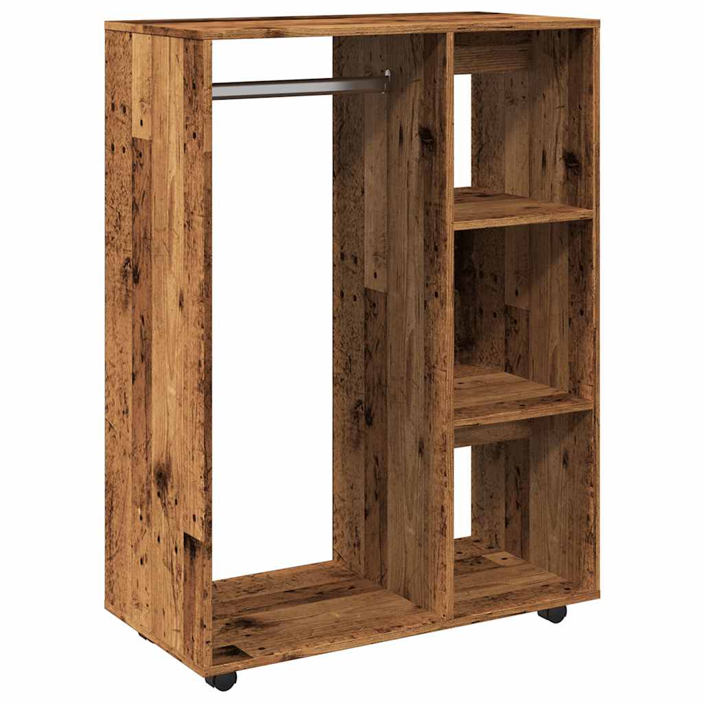 Garderobe Gammelt Tre 80X40X110 Cm Konstruert Tre