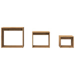Stablebord 3 Stk Artisan Eik Konstruert Tre