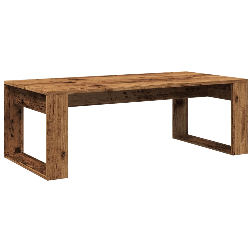 Salongbord Gammelt Tre 102X50X35 Cm Konstruert Tre