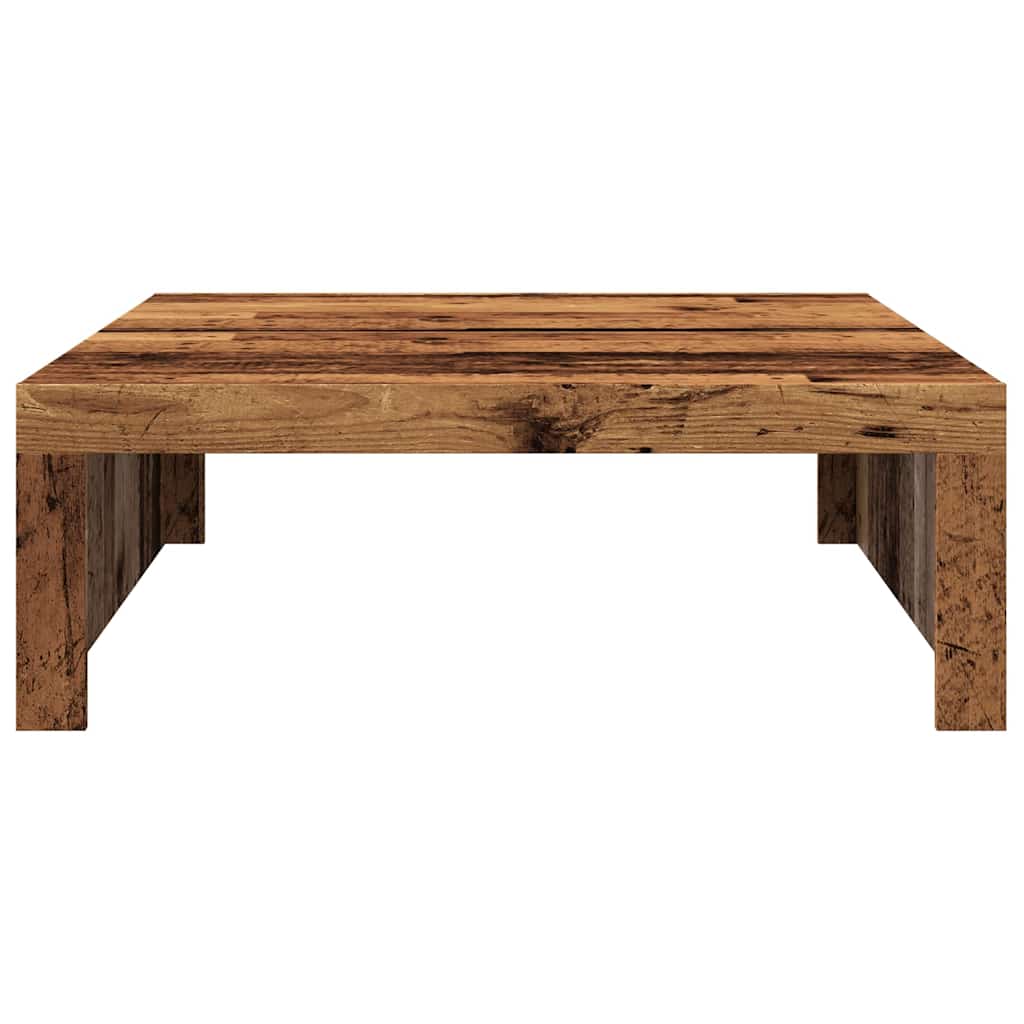 Salongbord Gammelt Tre 100X100X35 Cm Konstruert Tre