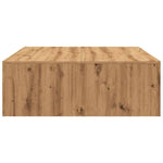 Salongbord Artisan Eik 100X100X35 Cm Konstruert Tre
