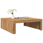 Salongbord Artisan Eik 100X100X35 Cm Konstruert Tre