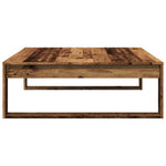 Salongbord Gammelt Tre 100X100X35 Cm Konstruert Tre