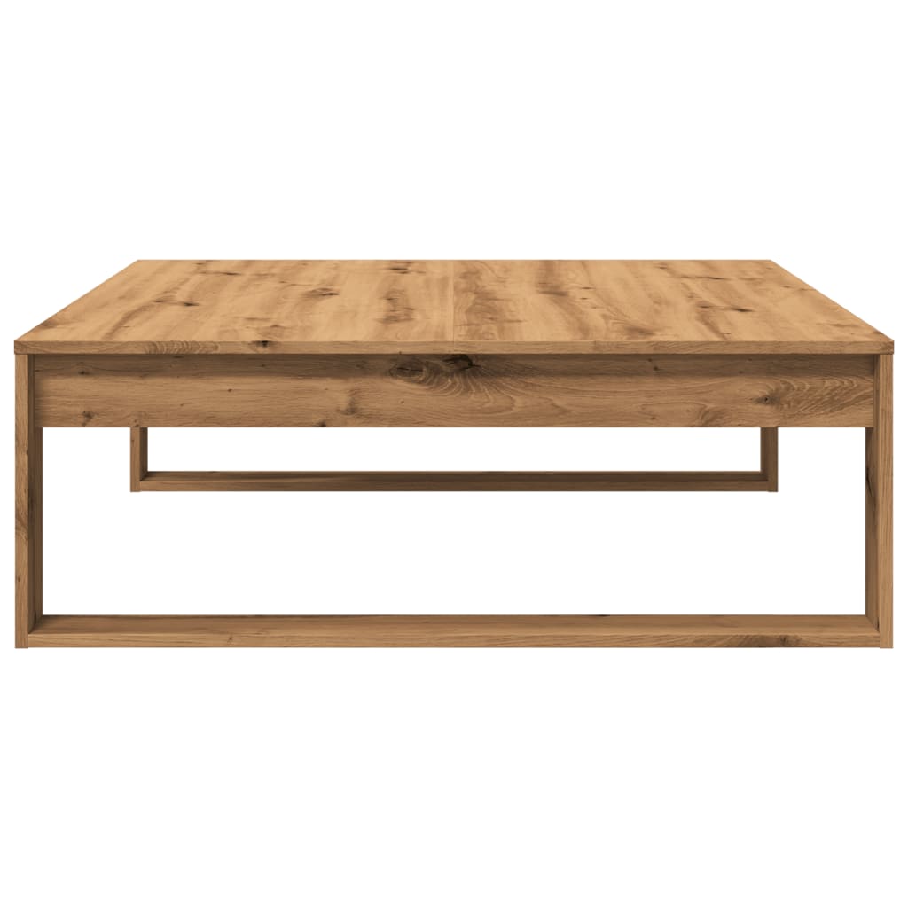 Salongbord Artisan Eik 100X100X35 Cm Konstruert Tre