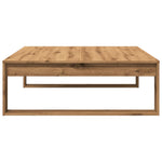 Salongbord Artisan Eik 100X100X35 Cm Konstruert Tre