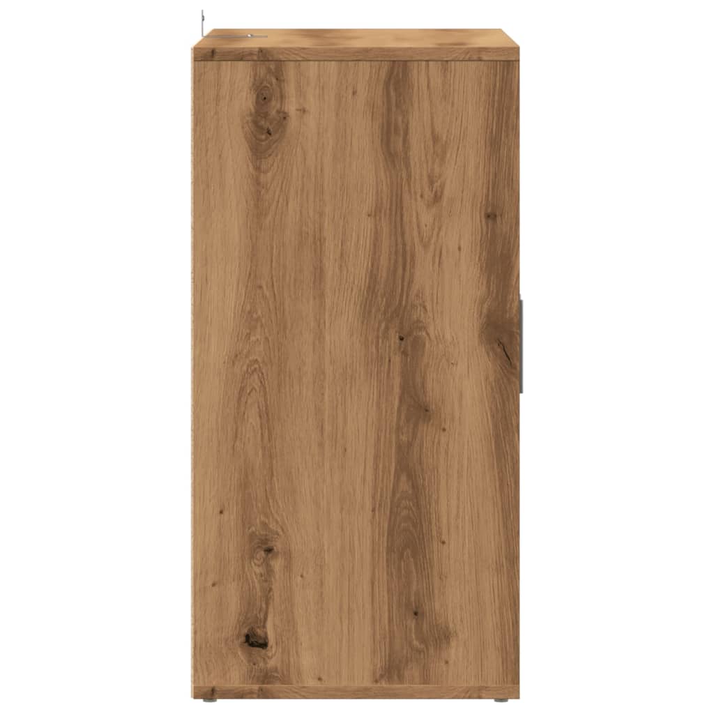Skoskap Artisan Eik 60X35X70 Cm Konstruert Tre
