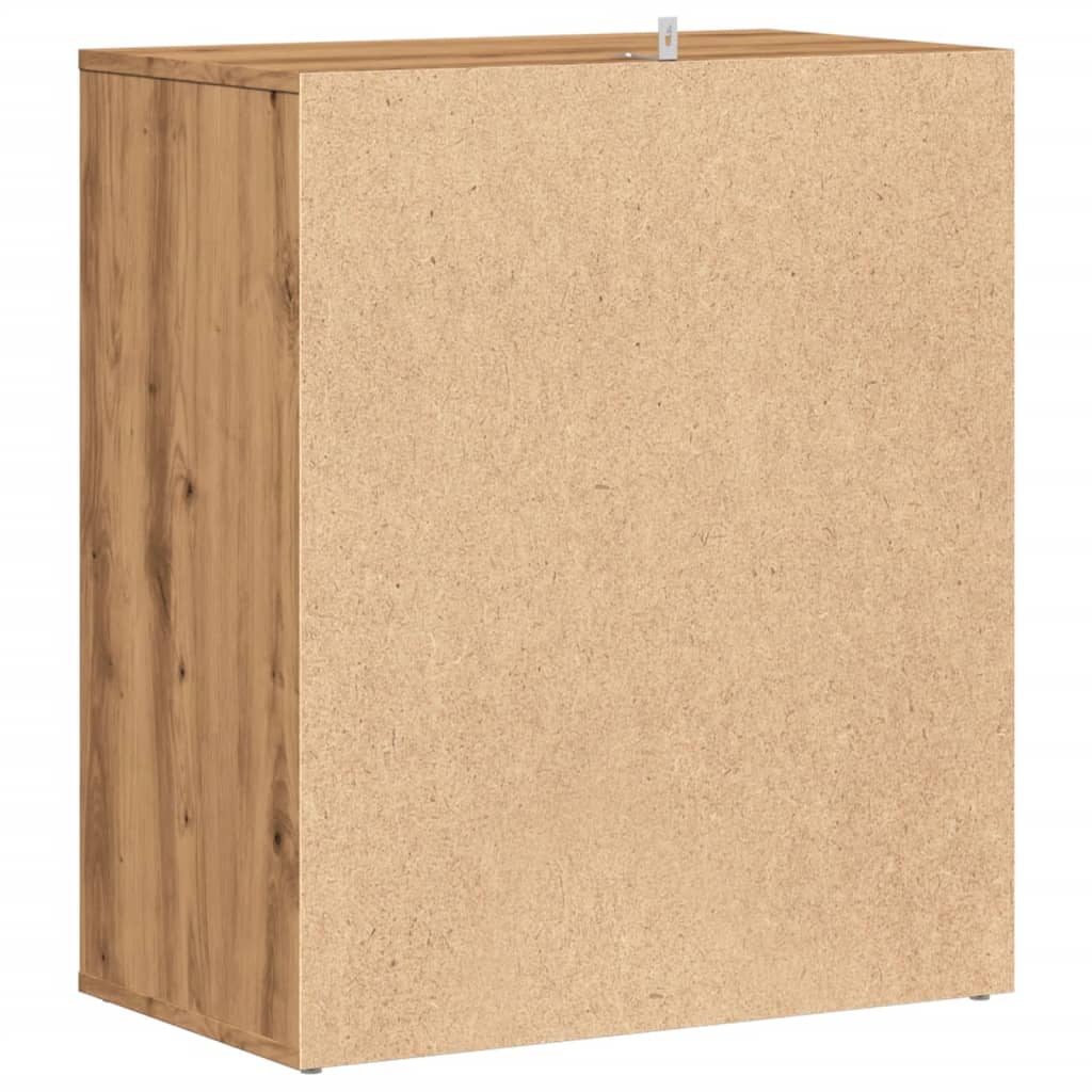 Skoskap Artisan Eik 60X35X70 Cm Konstruert Tre