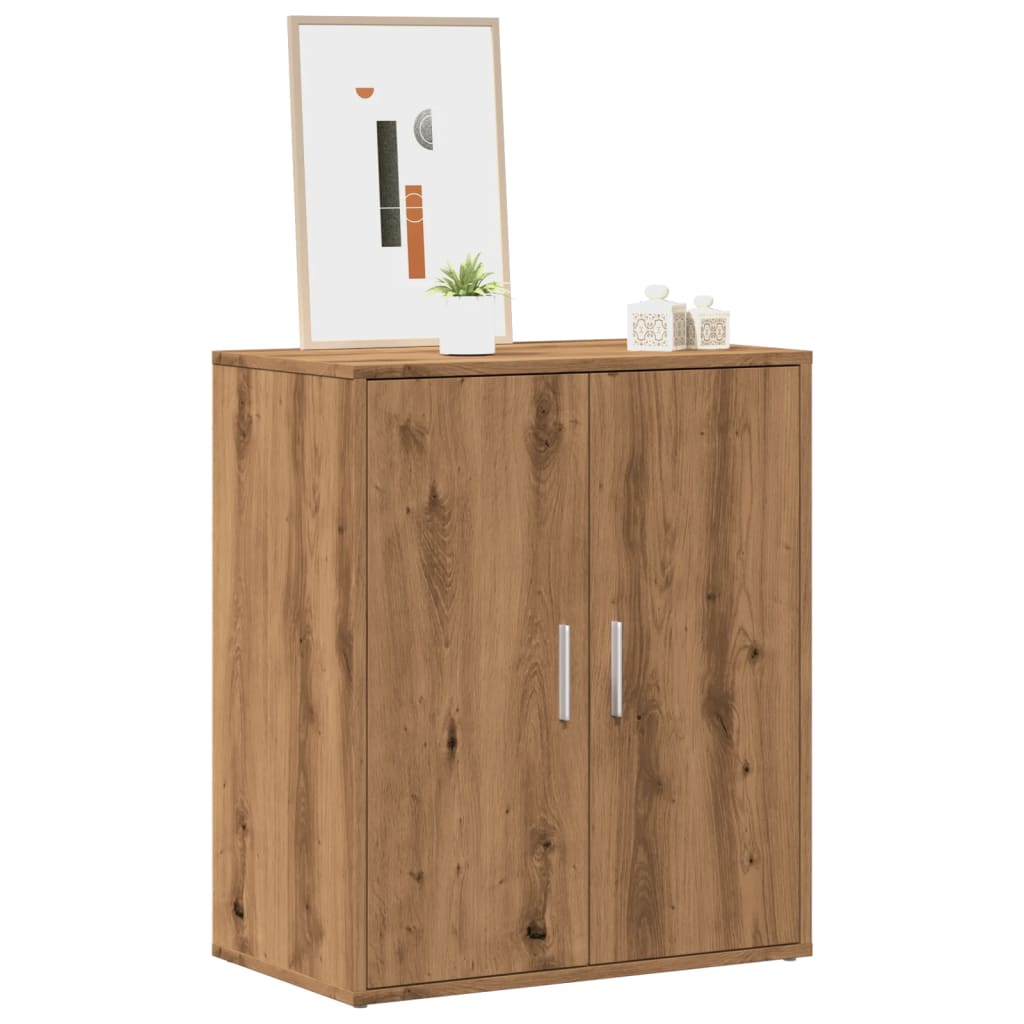 Skoskap Artisan Eik 60X35X70 Cm Konstruert Tre