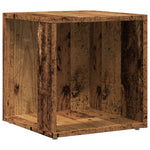 Sidebord Gammelt Tre 33X33X34 Cm Konstruert Tre