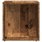 Sidebord Gammelt Tre 33X33X34 Cm Konstruert Tre